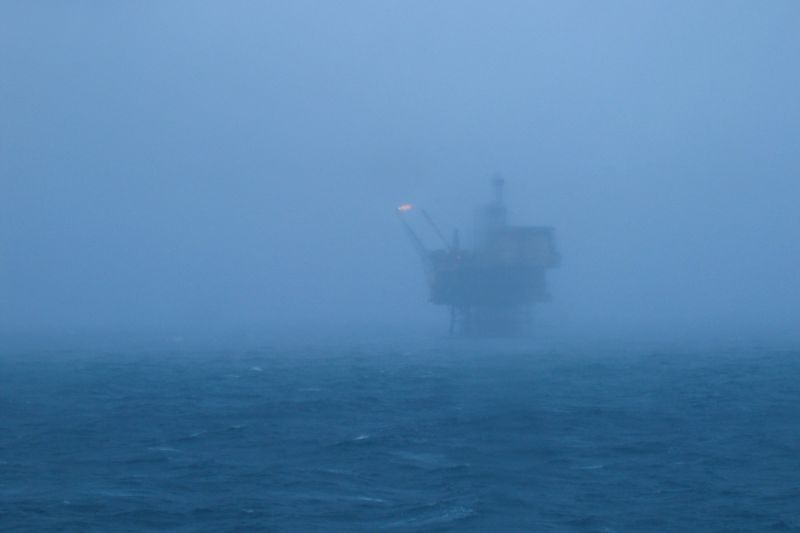 Ölplattform Nordsee