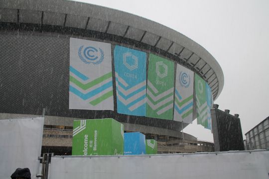 Stadion in Katowice, Tagungsort der COP 24