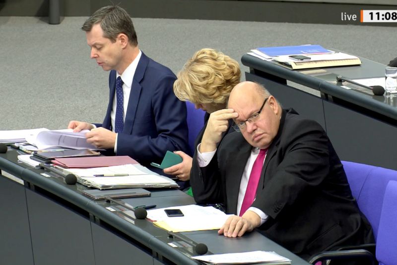 Peter Altmaier im Bundestag