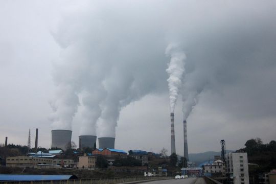 Heizkraftwerk in Lengshuijiang in der chinesischen Provinz Hunan.
