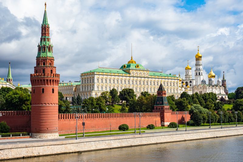 Ein Bild von dem Moskauer Kreml.