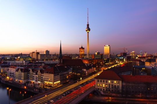 Abendhimmel über Berlin