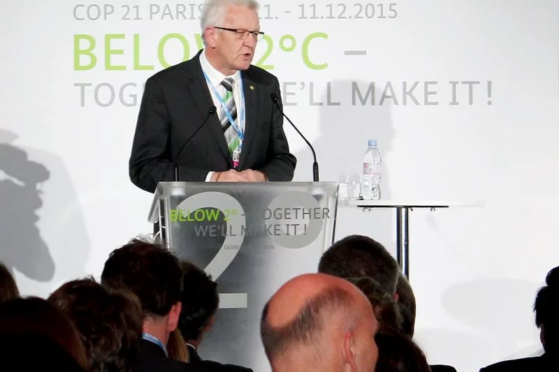 Winfried Kretschmann auf dem Pariser Klimagipfel