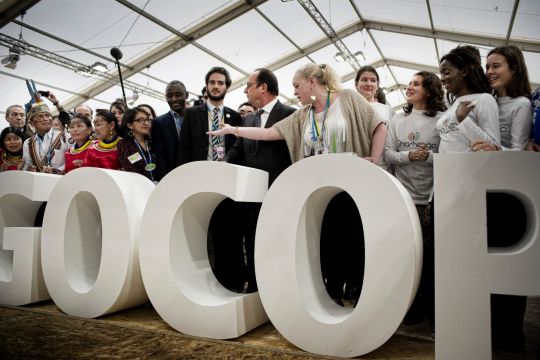 COP 21: Hollande besucht Grüne Zone