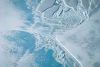 Hier ist schmelzendes Eis in der Antarktis zu sehen