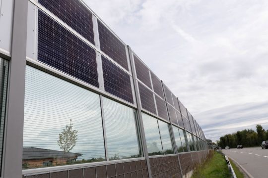 Solar-Lärmschutzwand Neuötting