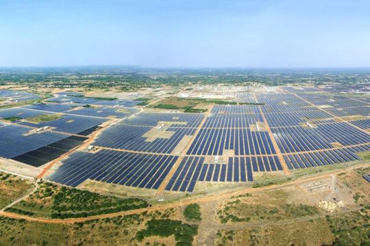 Solarpark Kamuthi in Tamil Nadu