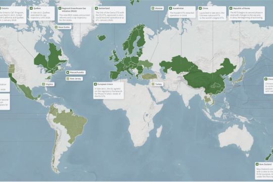 Emissionshandel weltweit