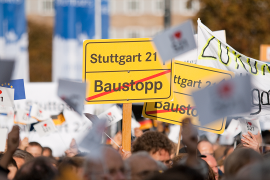 Protest für Stuttgart21