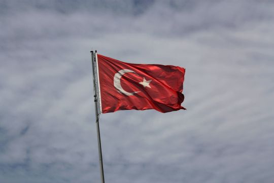 Hier ist die türkische Flagge zu sehen.