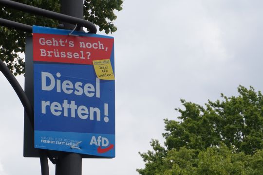 Wahlplakat der AfD zur Europawahl 2019