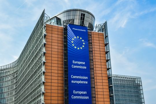 Das Gebäude der EU-Kommission in Brüssel