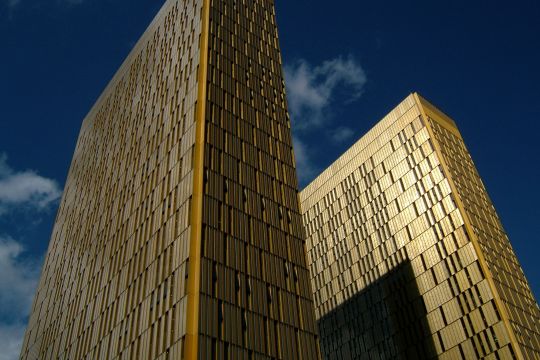 Die beiden Türme des Gerichtshofs der EU in Luxemburg
