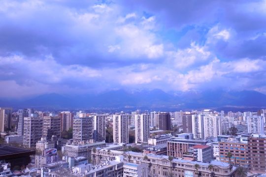 Skyline von Santiago de Chile