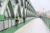 Fahrradweg auf der Starý most über die Donau
