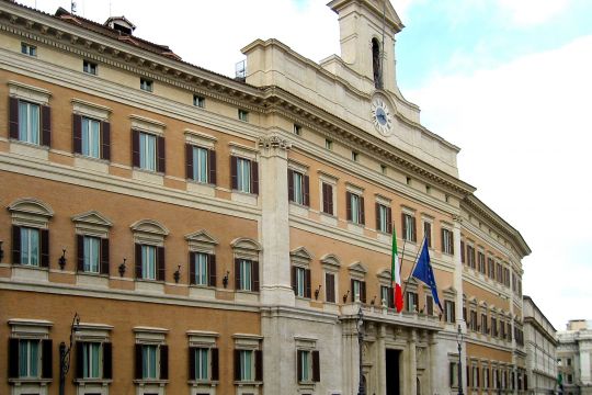 Italiens Parlament in Rom