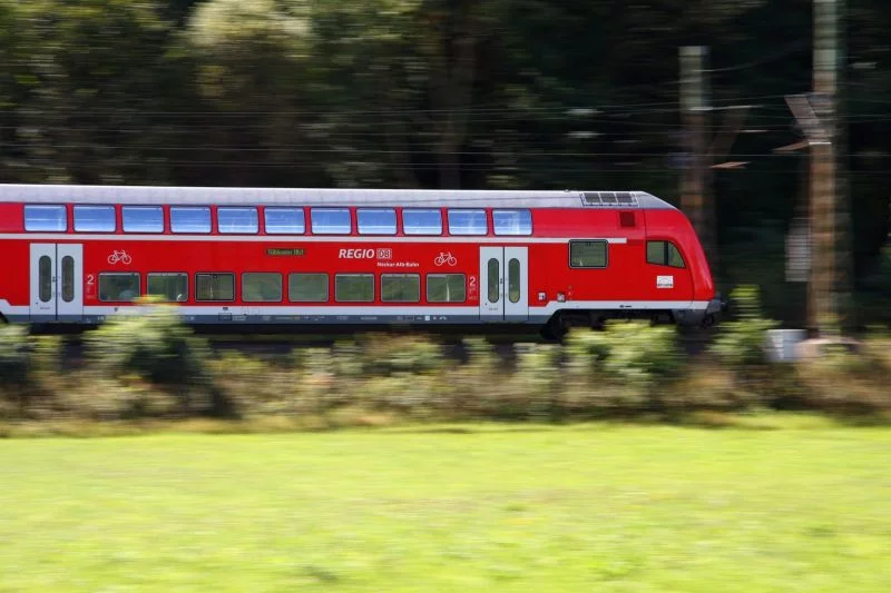 Neckar-Alb-Bahn bei Kusterdingen im Landkreis Tübingen.