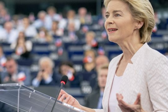 Ursula von der Leyen im Europäischen Parlament