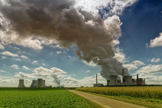 Braunkohlekraftwerk Neurath im rheinischen Kohlerevier