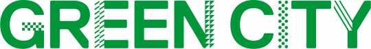 Schriftzug als Logo: Green City.