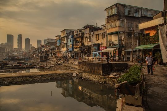 Slums in Xiamen im Südosten Chinas