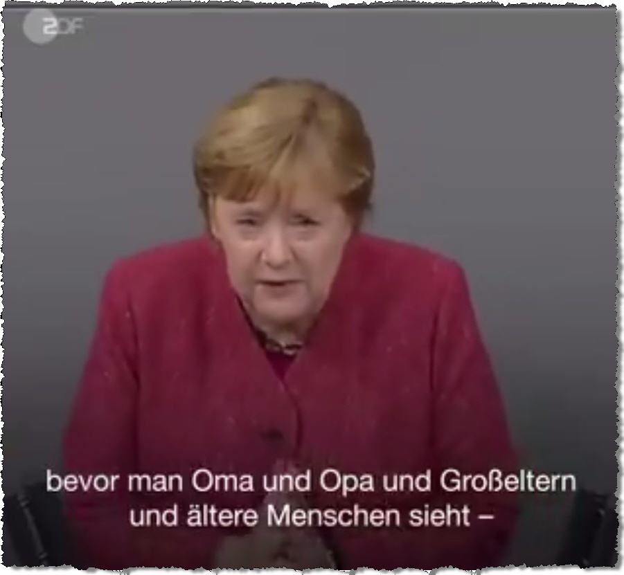 bevor man Oma und Opa und andere ältere Menschen sieht,