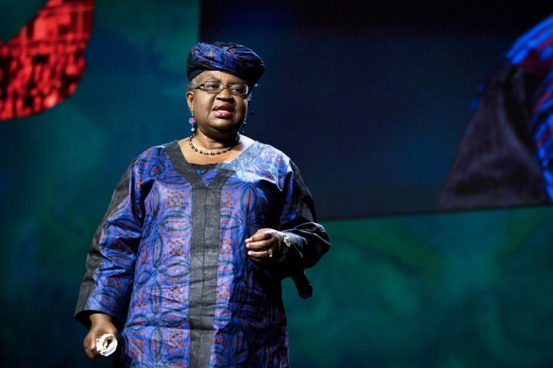Ngozi Okonjo-Iweala bei einem TED-Auftritt.