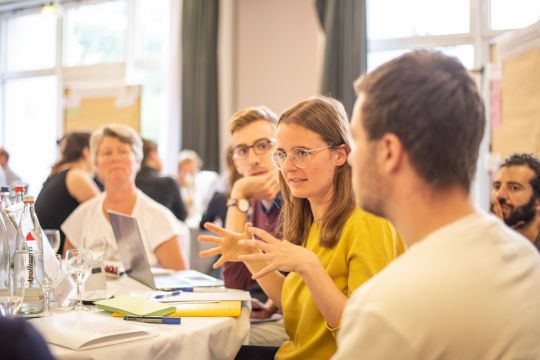 Arbeitsgruppendiskussion beim Bürgerrat Demokratie 2019 in Leipzig.