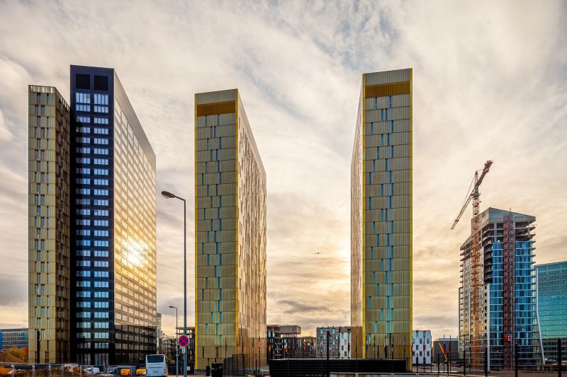 Neue Hochhaus-Gebäude des Europäischen Gerichtshofs in Luxemburg.