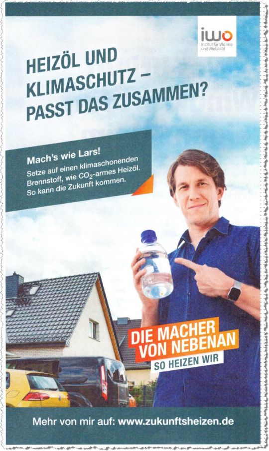 Heizöl und Klimaschutz – passt das zusammen? Mach's wie Lars! Setze auf einen klimaschonenden Brennstoff, wie CO2-armes Heizöl. So kann die Zukunft kommen. Mehr von mir auf www.zukunftsheizen.de