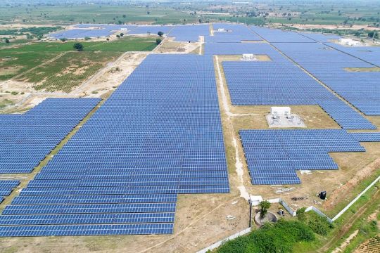 Solarpark Telangana 2 im zentralindischen Bundesstaat Telangana.
