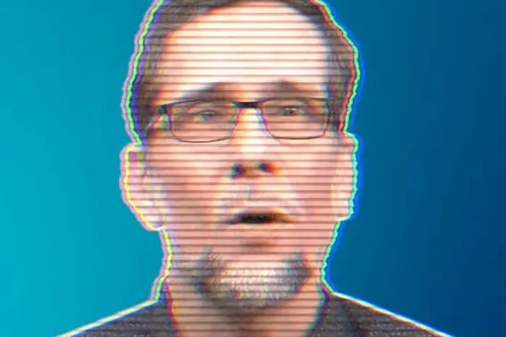 Aufmacherbild: Volker Quaschning spricht, das Bild hat eine Bildstörung.